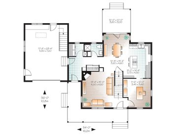 1st Floor Plan, 027H-0305