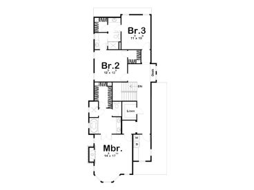 2nd Floor Plan, 050H-0218
