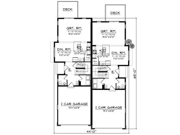 1st Floor Plan, 020M-0055