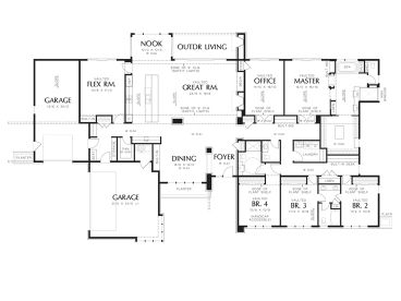 Floor Plan, 034H-0302