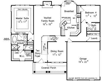 1st Floor Plan, 086H-0029