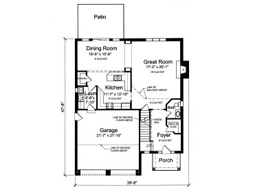 1st Floor Plan, 046H-0081