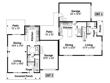 1st Floor Plan, 051M-0015
