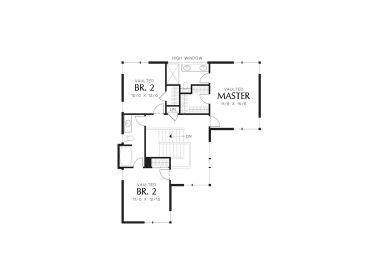 2nd Floor Plan, 034H-0234