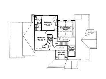 2nd Floor Plan, 046H-0070