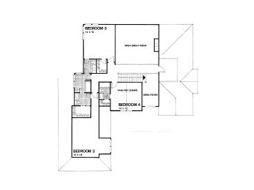 2nd Floor Plan, 007H-0098