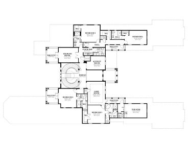 2nd Floor Plan, 064H-0146