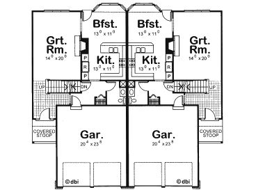 1st Floor Plan, 031M-0030