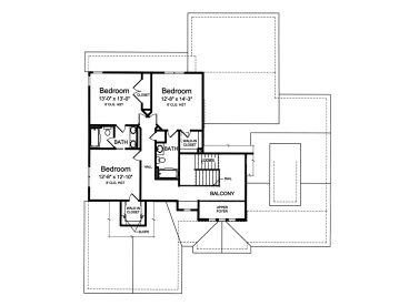 2nd Floor Plan, 046H-0141