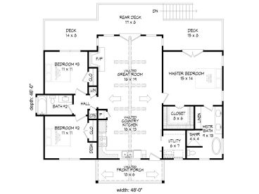 Floor Plan, 062H-0251
