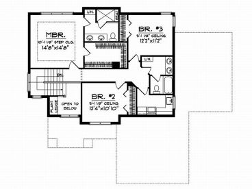 2nd Floor Plan, 020H-0182