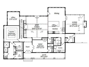 1st Floor Plan, 053H-0095