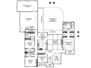1st Floor Plan, 044H-0048