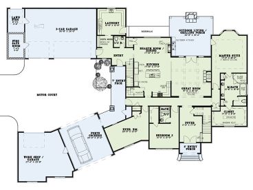 1st Floor Plan, 025H-0284