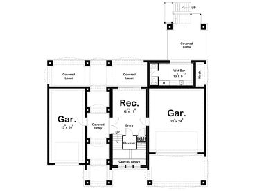 1st Floor Plan, 050H-0403