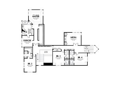 2nd Floor Plan, 034H-0137