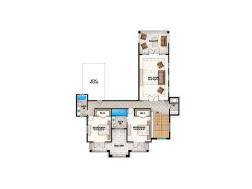 2nd Floor Plan, 069H-0012