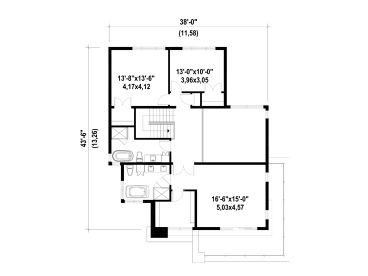 2nd Floor Plan, 072H-0226