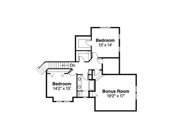 2nd Floor Plans, 051H-0031