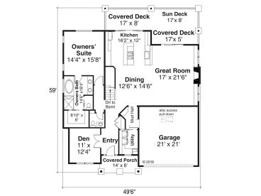 Floor Plan, 051H-0322