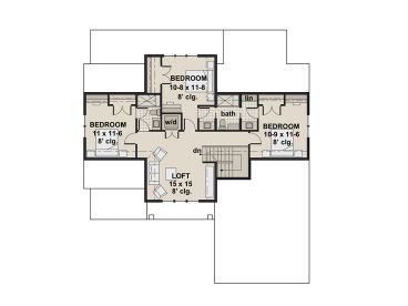 2nd Floor Plan, 023H-0213
