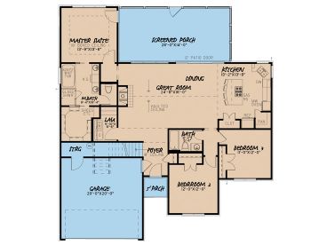 1st Floor Plan, 074H-0027