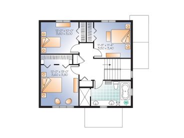 2nd Floor Plan, 027H-0219