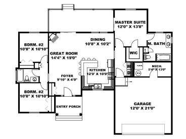 Floor Plan, 012H-0144