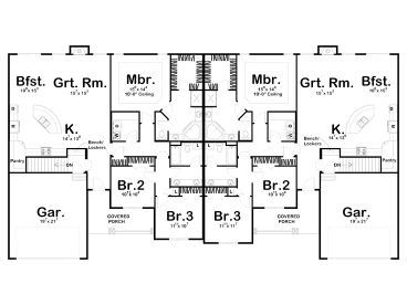 Floor Plan, 050M-0015