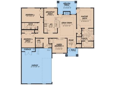 Floor Plan, 074H-0093