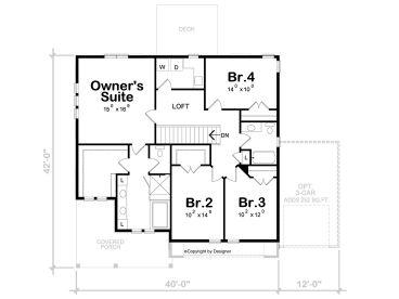 2nd Floor Plan, 031H-0530