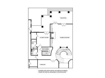 Opt. 1st Floor with Basement Stair, 021H-0156