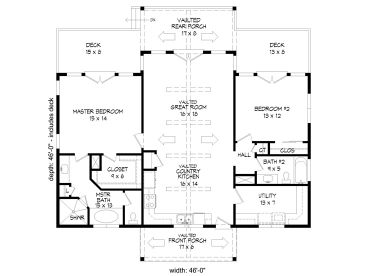 Floor Plan, 062H-0264