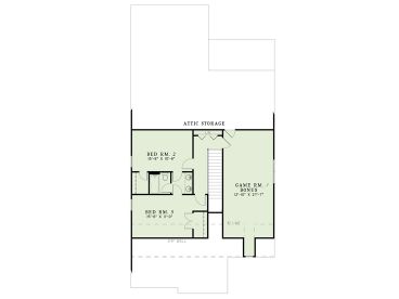 2nd Floor Plan, 025H-0246