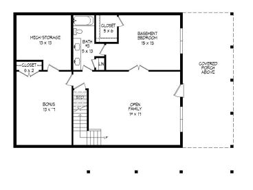 3rd Floor Plan, 062H-0305