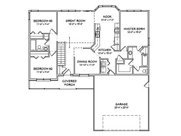 Floor Plan, 048H-0063