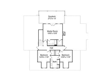 2nd Floor Plan, 017H-0022