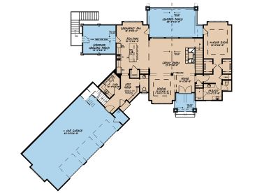 1st Floor Plan, 074H-0017