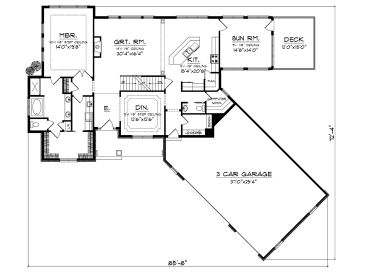 1st Floor Plan, 020H-0282