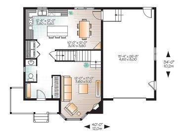 1st Floor Plan, 027H-0449