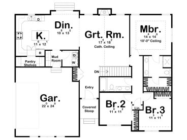 Floor Plan, 050H-0348