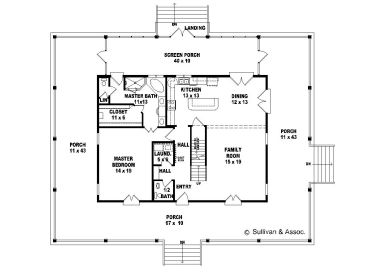 1st Floor Plan, 006H-0055