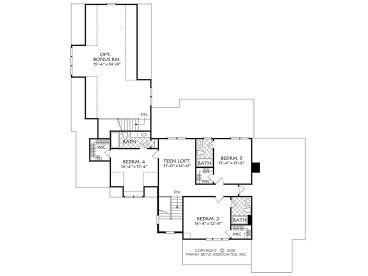 2nd Floor Plan, 086H-0044