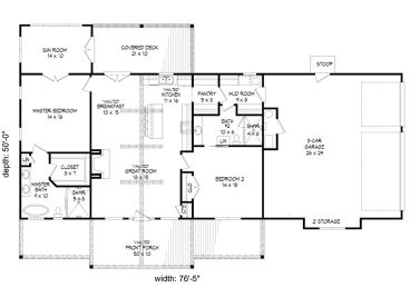 Floor Plan, 062H-0226