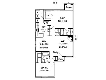 Floor Plan, 061H-0014