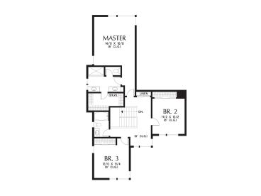 2nd Floor Plan, 034H-0422