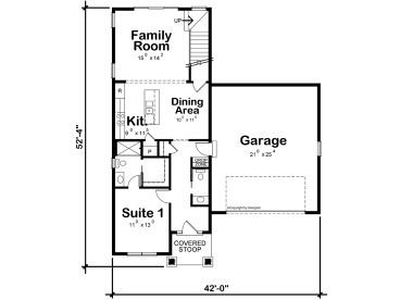 1st Floor Plan, 031H-0497