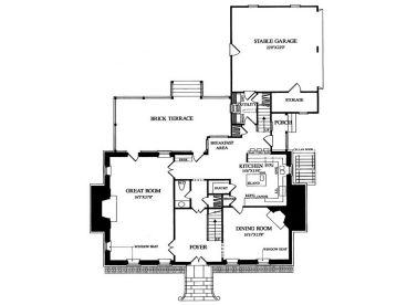 1st Floor Plan, 063H-0059