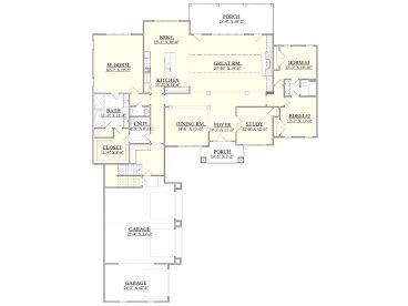 1st Floor Plan, 080H-0017