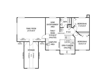 2nd Floor Plan, 044H-0030